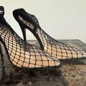 Public Desire Black fishnet Public Desire Heels